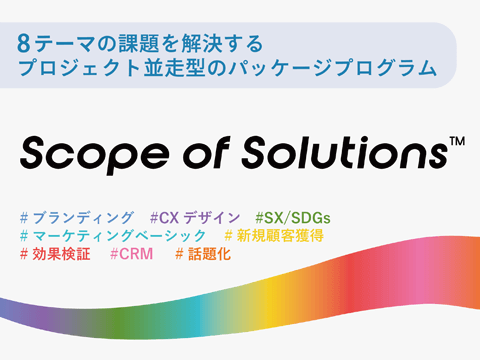 8テーマの課題を解決するオリジナルメソッドScope of Solution